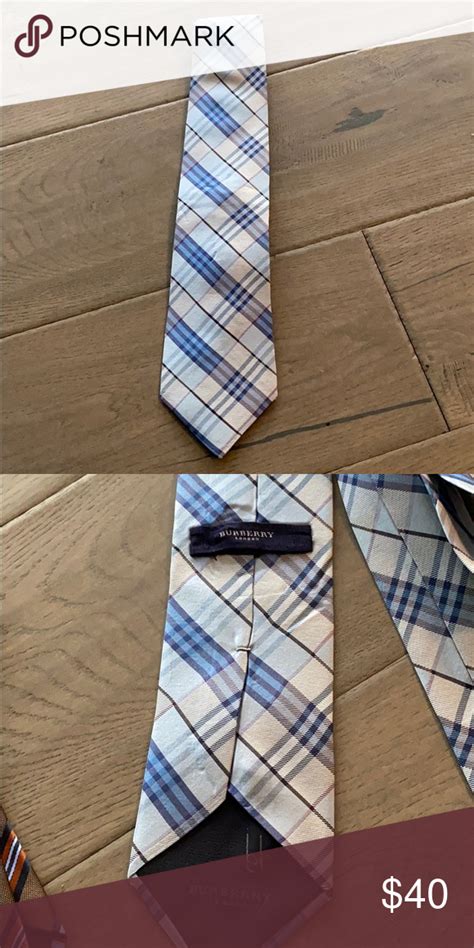 burberry blue plaid tie|Burberry ties outlet.